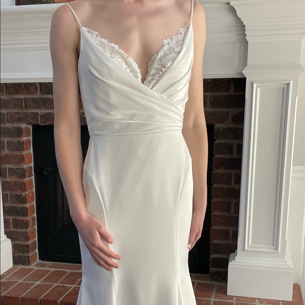 NWT STUNNING 2-in-1 Blush By Hayley Page wedding dress Fawn Style 1901 in Ivory